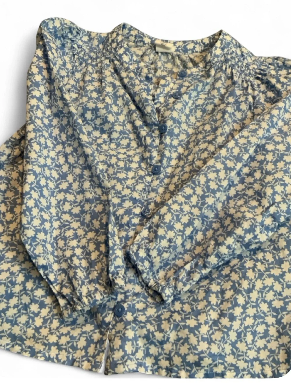 GAP Floral Button-Front Blouse Girls 4yrs Toddler
